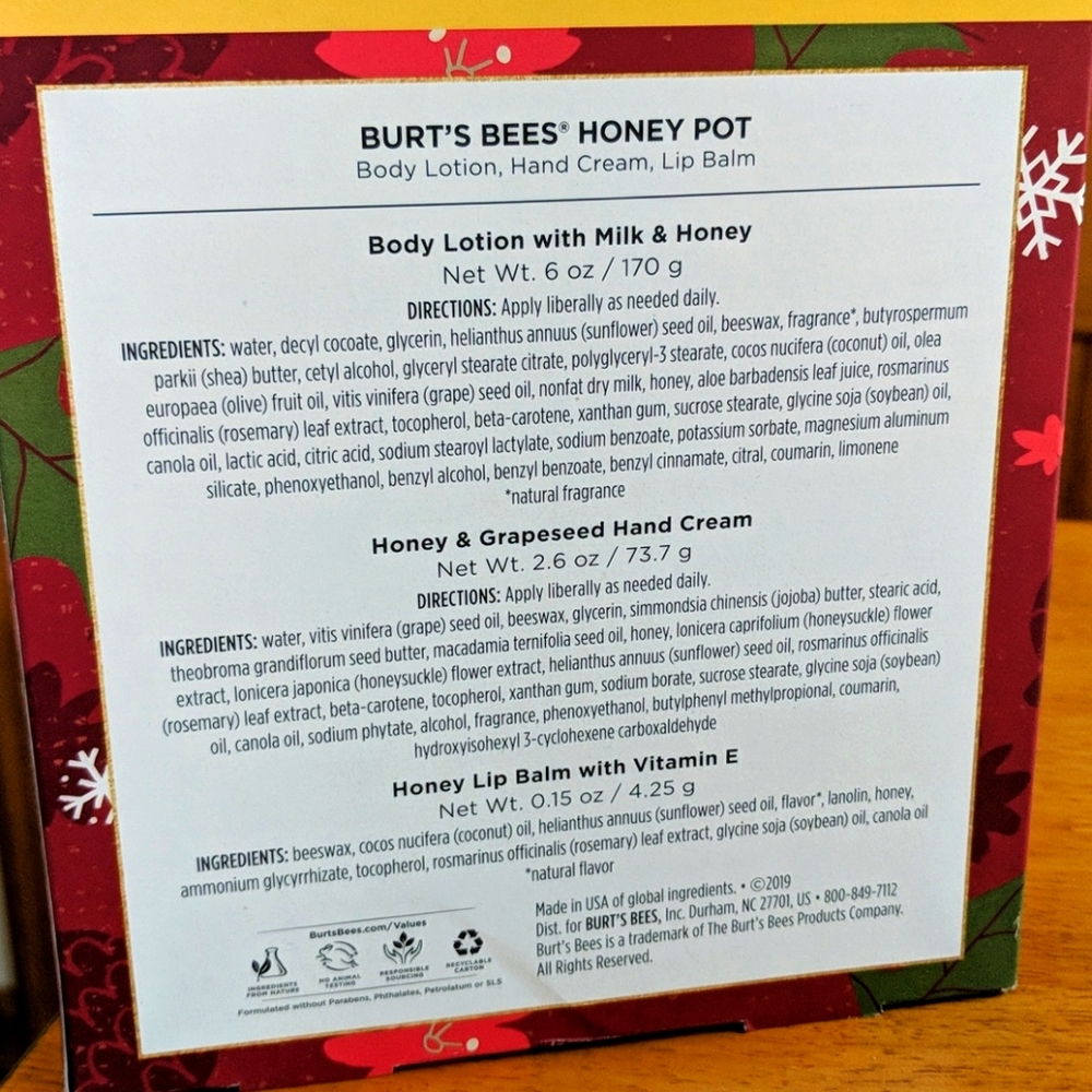 Burt's Bees Honey Pot Pack - Picture 3 of 3